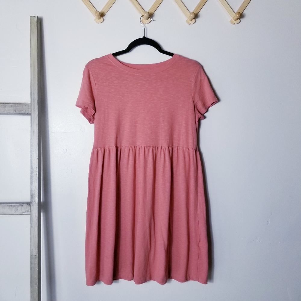SO BABYDOLL STYLE PINK ROSE DRESS SIZE MEDIUM